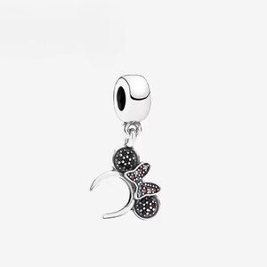 New Disney Minnie Mouse Ear Headband Charm
